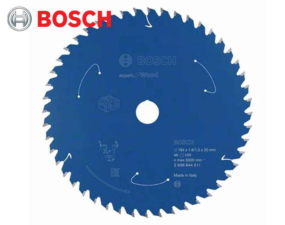 Pílový kotúč na drevo Bosch Expert for Wood / Ø 184 x 1,6 x 20 mm / 48z