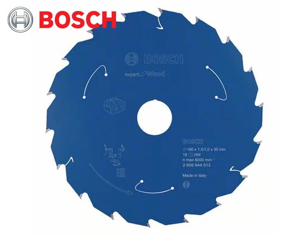 Pílový kotúč na drevo Bosch Expert for Wood / Ø 190 x 1,5 x 30 mm / 18z