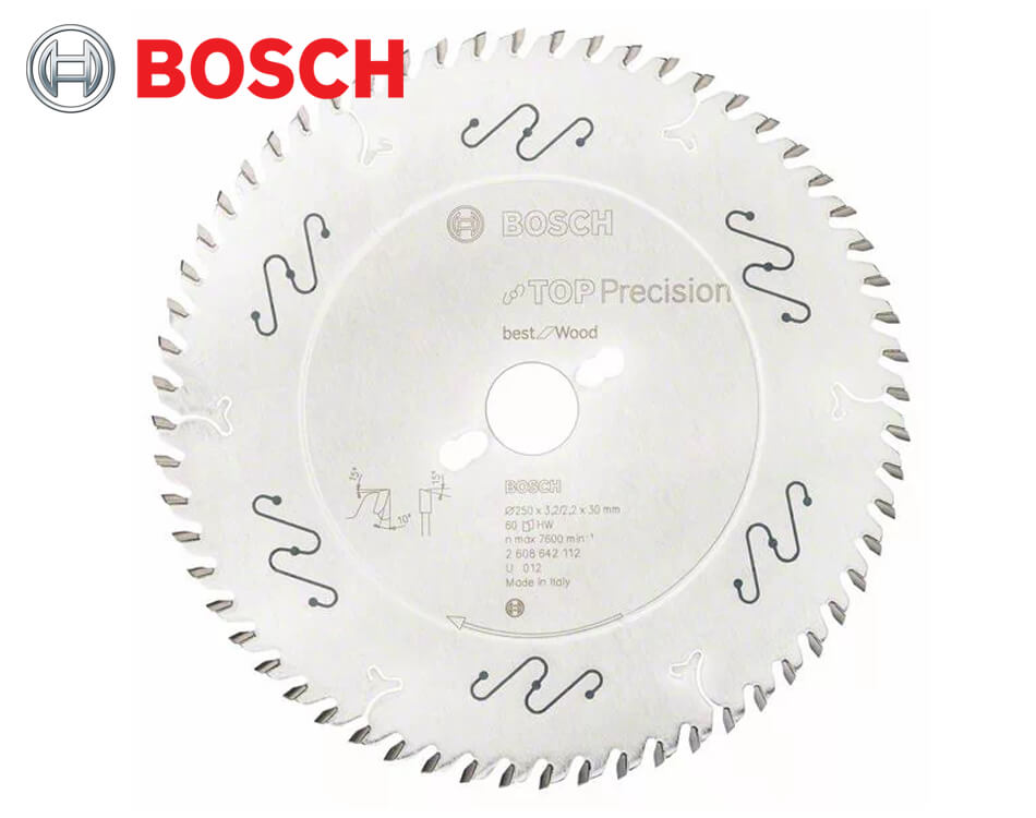 Pílový kotúč na drevo Bosch Top Precision Best for Wood / Ø 250 x 3,2 x 30 mm / 60z