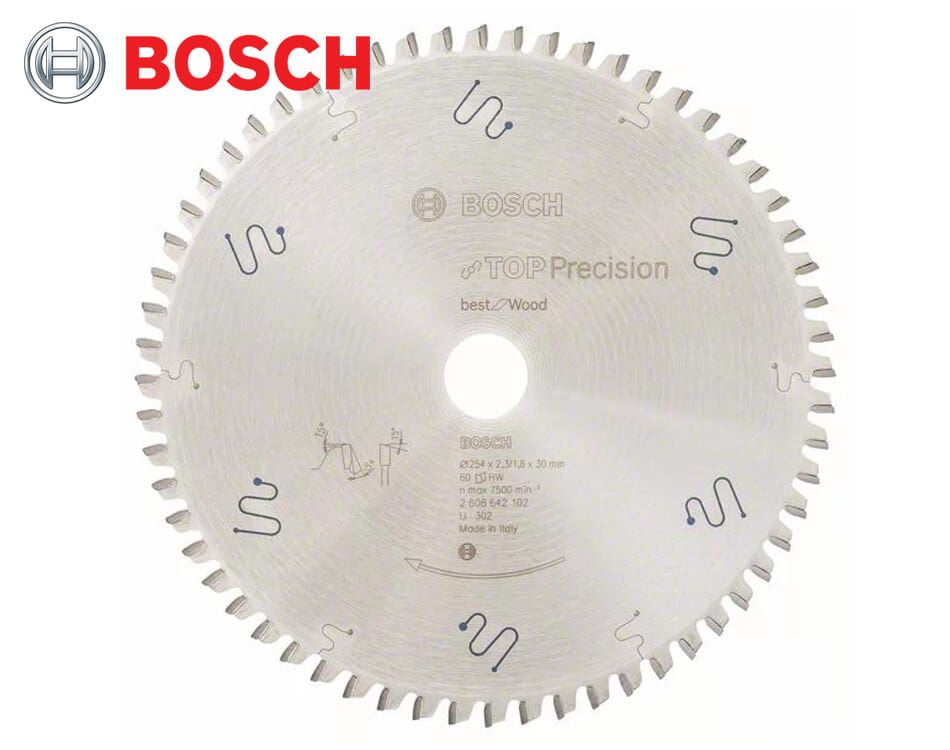 Pílový kotúč na drevo Bosch Top Precision Best for Wood / Ø 254 x 2,3 x 30 mm / 60z