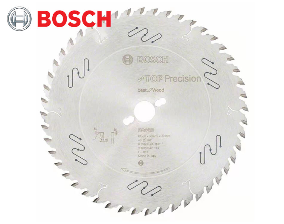Pílový kotúč na drevo Bosch Top Precision Best for Wood / Ø 300 x 3,2 x 30 mm / 48z