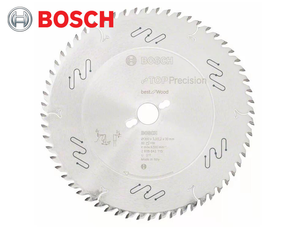Pílový kotúč na drevo Bosch Top Precision Best for Wood / Ø 300 x 3,2 x 30 mm / 60z