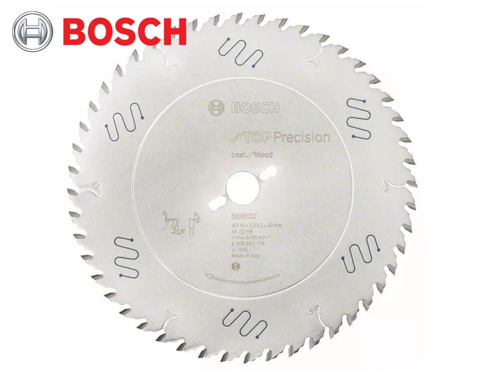 Pílový kotúč na drevo Bosch Top Precision Best for Wood / Ø 315 x 3,2 x 30 mm / 48z