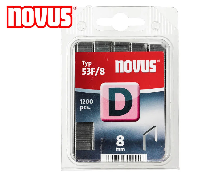 Zošívacie spony Novus / typ D / 53F/8 / 1200 ks