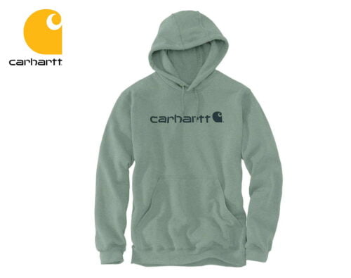 mikina carhartt signature logo midweight sweatshirt jade heather