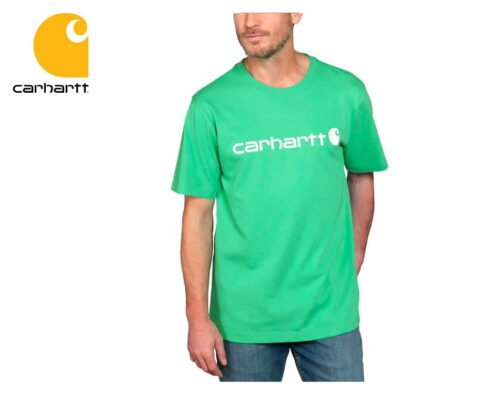 tricko carhartt core logo workwear short sleeve t shirt malachitetricko carhartt core logo workwear short sleeve t shirt malachite
