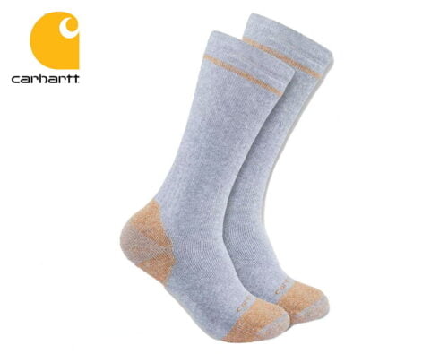 ponozky carhartt midweight cotton blend steel toe boot sock grey