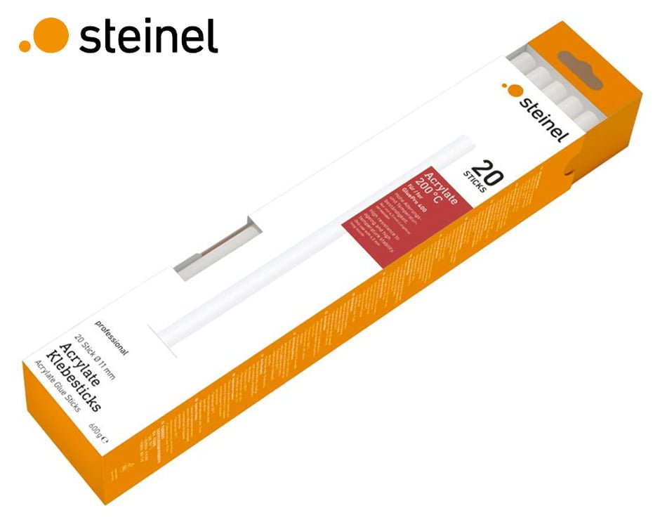 Lepiace tavné tyčinky Steinel Acrylate / Ø 11 mm / 250 mm / 600 g
