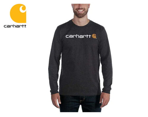 tricko carhartt relaxed fit heavyweight long sleeve graphic crh