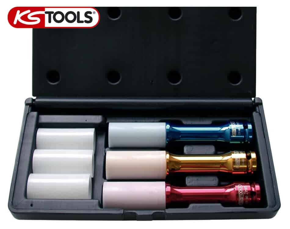 Sada predĺžených kovaných 6-hranných nástrčných kľúčov KS Tools – 6 dielna