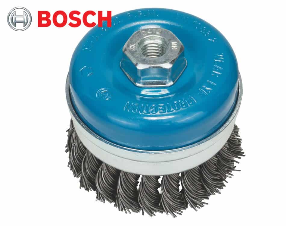 Oceľový brúsny kartáč pre uhlové brúsky Bosch ø 90 mm / 0,8 mm