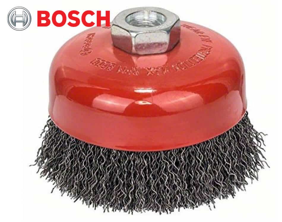 Oceľový brúsny kartáč pre uhlové brúsky Bosch ø 100 mm / 0,5 mm