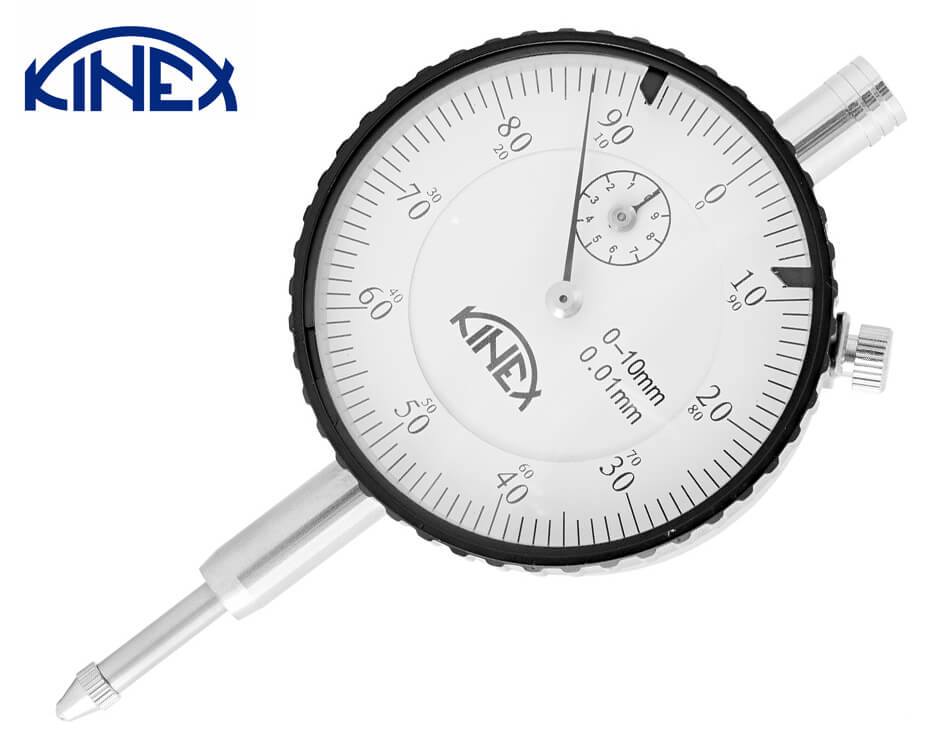 Číselníkový úchylkomer Kinex / 0 - 10 mm / 0,01 mm