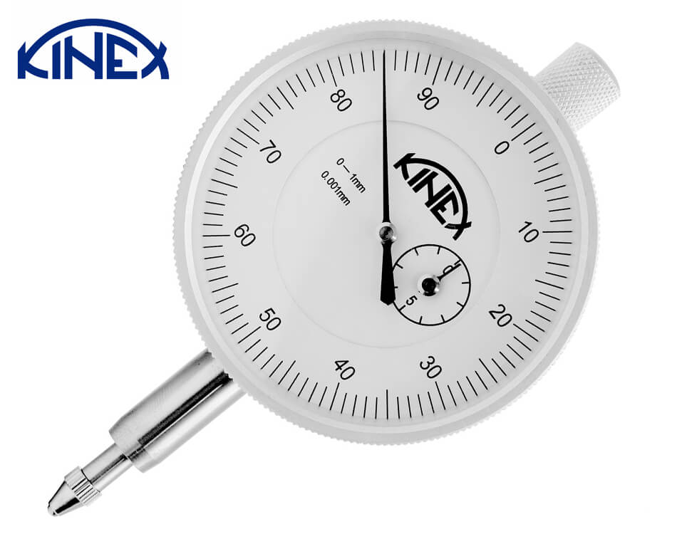 Číselníkový úchylkomer Kinex / 0 – 1 mm / 0,001 mm