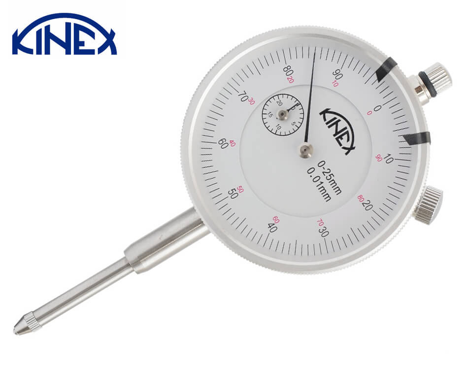 Číselníkový úchylkomer Kinex 0 - 25 mm / 0,01 mm