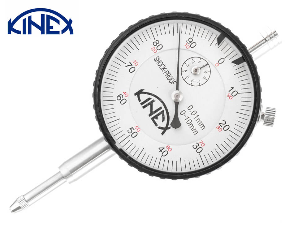 Číselníkový úchylkomer Kinex Shock Proof / 0 – 10 mm / 0,01 mm