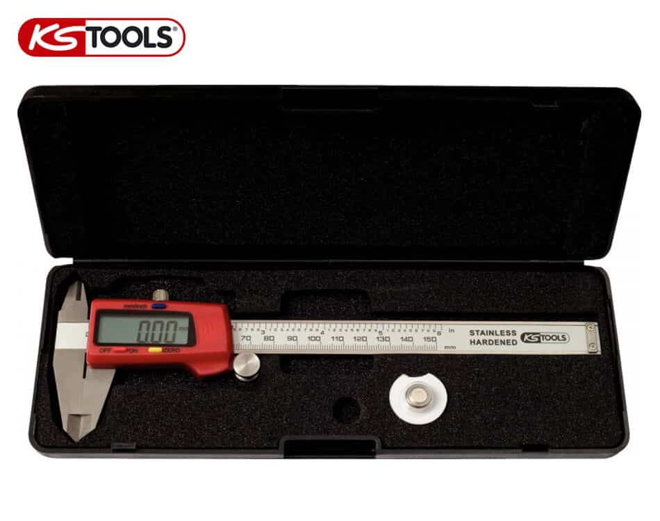 Digitálne posuvné meradlo KS Tools 150 mm / 0.01 mm