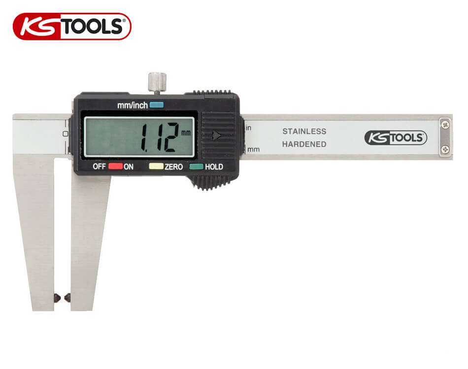 Digitálne posuvné meradlo na brzdové kotúče KS Tools 0 – 60 mm / 0,01 mm