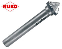 Kužeľový stopkový pilník na kov Ruko / tvar KSK / Ø 6 mm