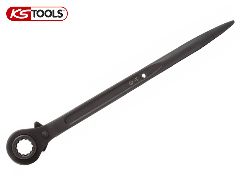 Lešenársky kľúč s možnosťou prepínania KS Tools 13 x 17 mm