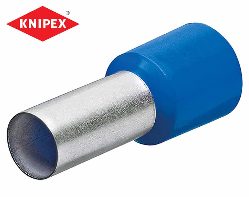 Lisovací dutinkový konektor s izoláciou Knipex 8 mm / 2,5 mm / 200 ks