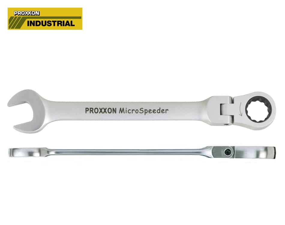 Mikro-račňový očko-vidlicový kľúč s kĺbom Proxxon MicroSpeeder 8 mm