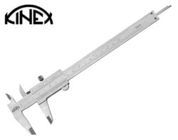 Nerezové posuvné meradlo s aretačnou skrutkou Kinex 160 mm / 0.05 mm + inch