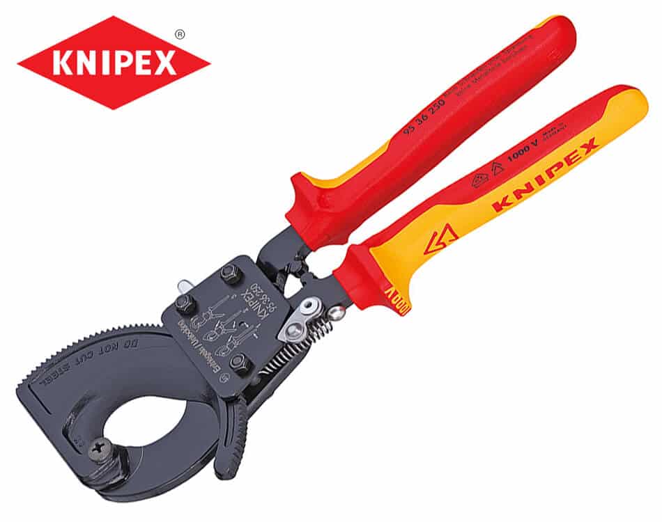Nožnice na káble Knipex VDE – 1000 V 250 mm