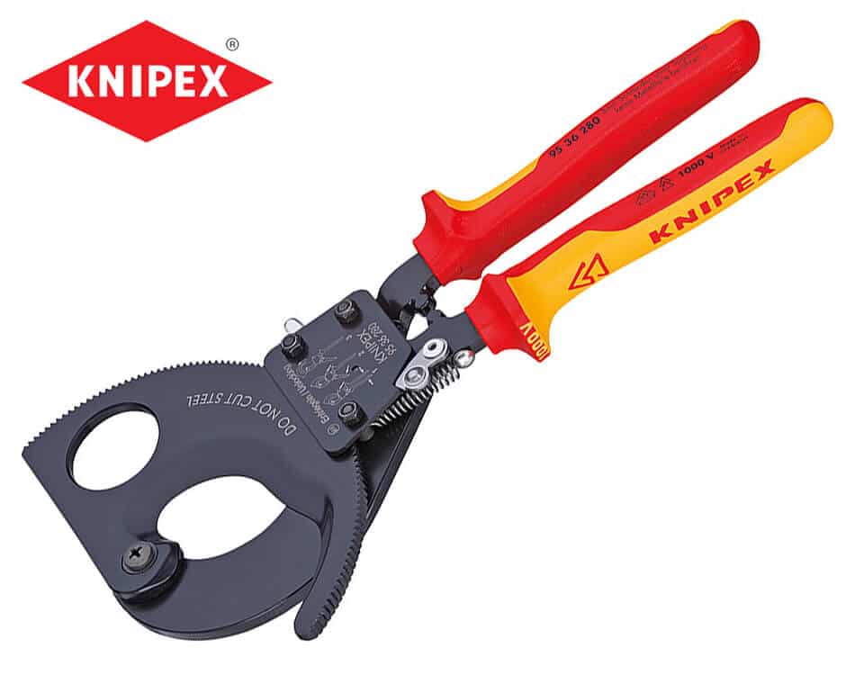 Nožnice na káble Knipex VDE – 1000 V 280 mm