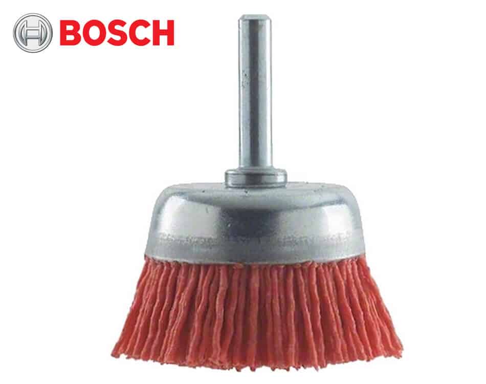 Miskovitá nylónová brúsna kefa do vŕtačky Bosch – Ø 50 mm