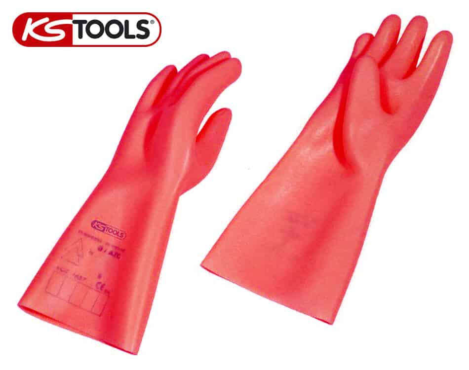 Odizolované elektrikárske rukavice KS Tools 1000 V – trieda 0