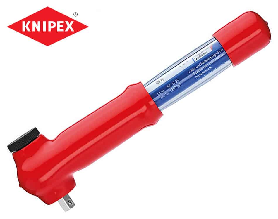 Odizolovaný momentový kľúč Knipex VDE 1000 V 3/8″ / 5 – 25 Nm