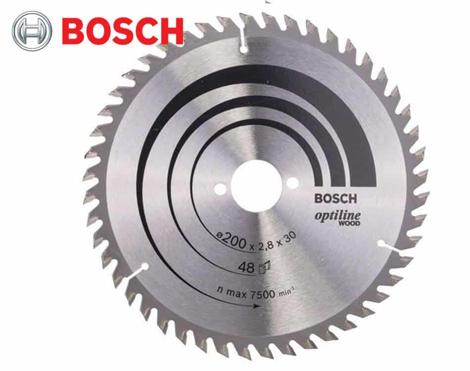 Pílový kotúč na drevo Bosch Optiline Wood / Ø 200 x 2,8 x 30 mm / 48z