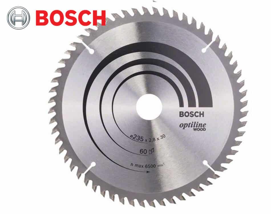Pílový kotúč na drevo Bosch Optiline Wood / Ø 235 x 2,8 x 30 mm / 60z