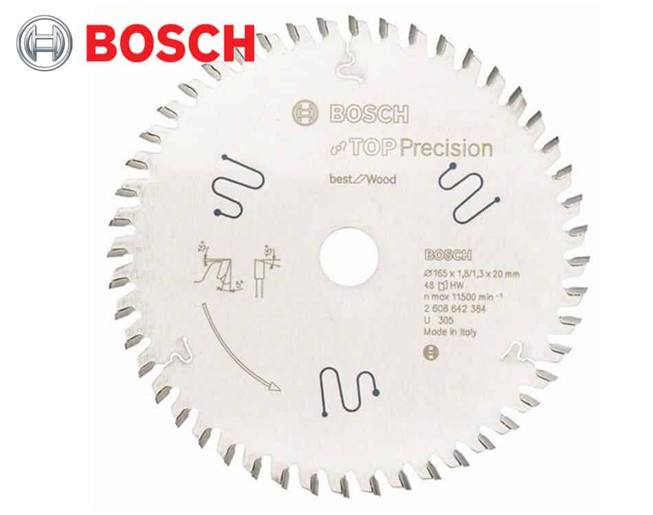 Pílový kotúč na drevo Bosch Top Precision Best for Wood / Ø 165 x 1,8 x 20 mm / 48z