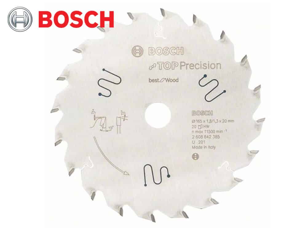 Pílový kotúč na drevo Bosch Top Precision Best for Wood / Ø 165 x 1,8 x 20 mm / 20z