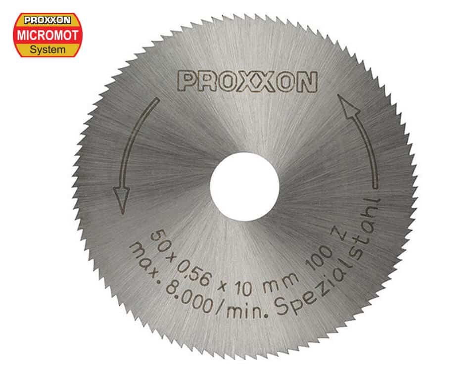 Pílový kotúč z vysokolegovanej ocele pre stolnú pílu Proxxon KS 230 - 50 mm