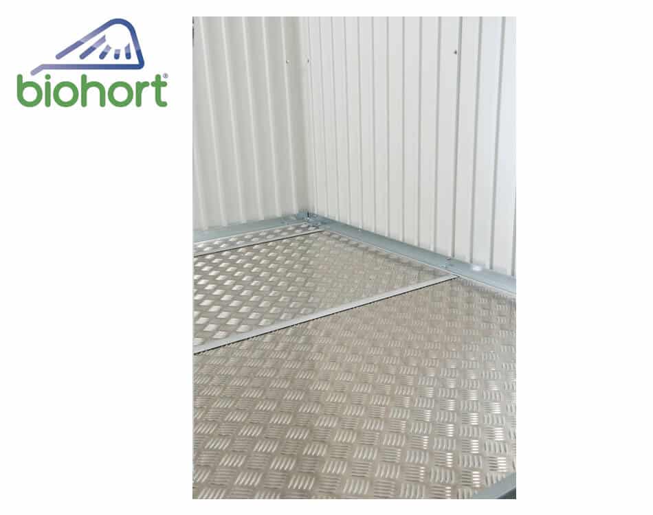 Hliníková podlaha pre záhradný sklad Biohort HighLine® H3 / Panorama® P3 / AvantGarde® A6