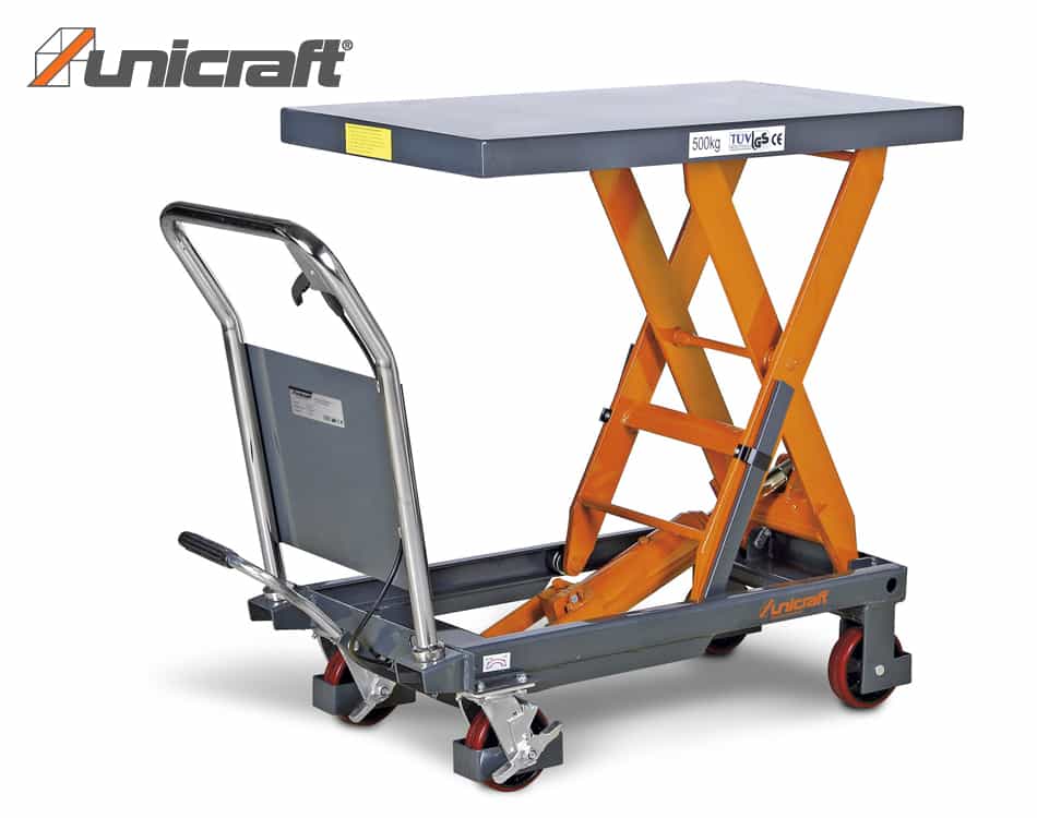 Pojazdný zdvíhací stôl Unicraft FHT 500