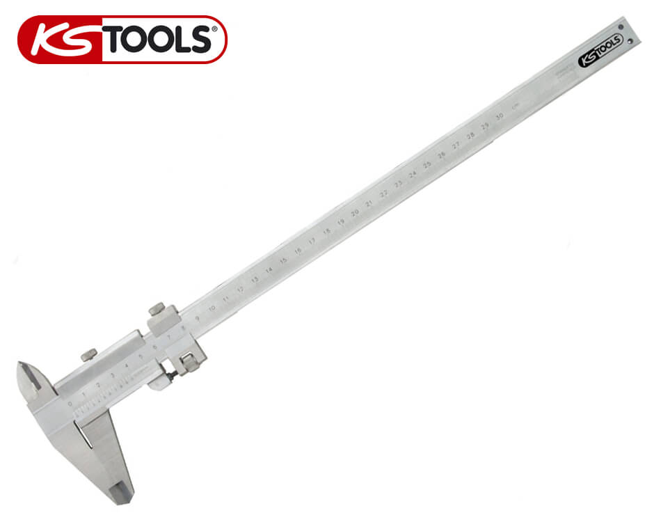 Nerezové posuvné meradlo s aretáciou KS Tools 300 mm / 0,1 mm