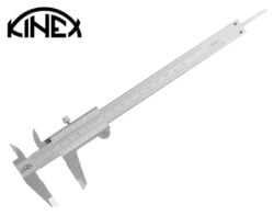 Nerezové posuvné meradlo s aretačnou skrutkou Kinex 160 mm / 0.02 mm + inch