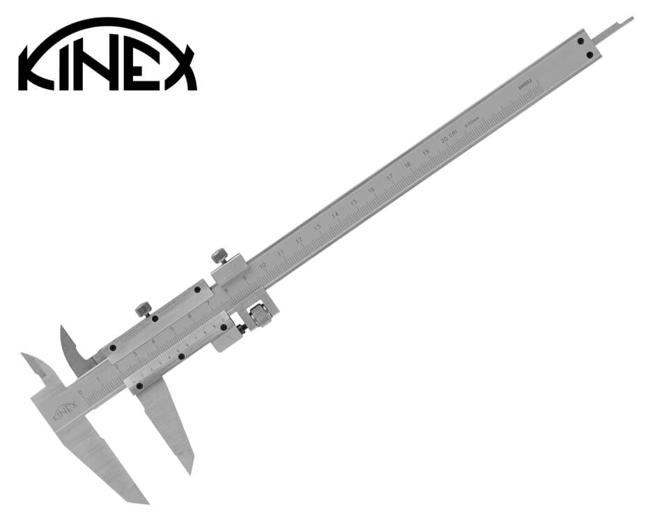 Posuvné meradlo so skrutkovou aretáciou Kinex 200 mm / 0.02 mm