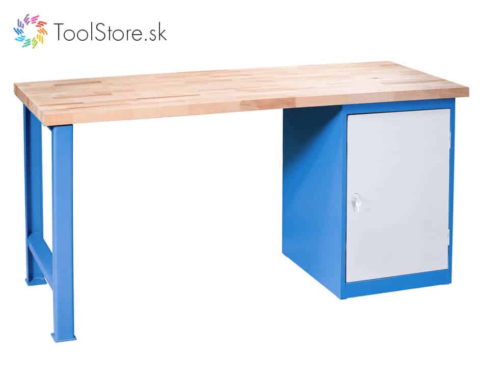 Dielenský pracovný stôl ToolStore Variant s dvierkovou skrinkou 150 cm