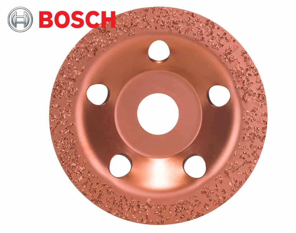 Rašpľový brúsny kotúč do uhlovej brúsky Bosch / Ø 115 mm / stredne hrubý