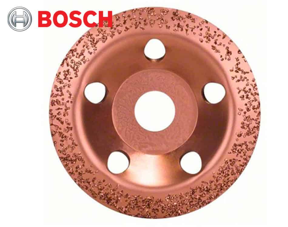 Rašpľový brúsny kotúč do uhlovej brúsky Bosch / Ø 115 mm / stredne hrubý vyhnutý