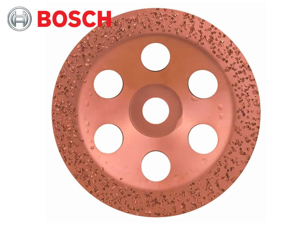 Rašpľový brúsny kotúč do uhlovej brúsky Bosch / Ø 180 mm / hrubý vyhnutý