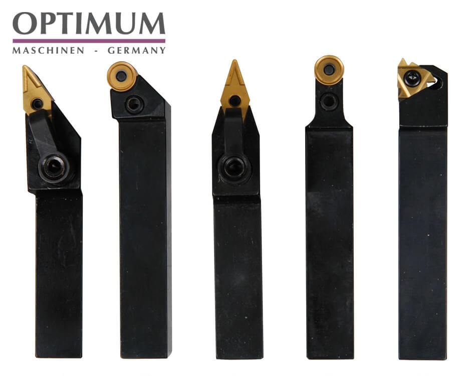 Sada sústružníckych nožov Optimum HM 16 mm – 5 dielna