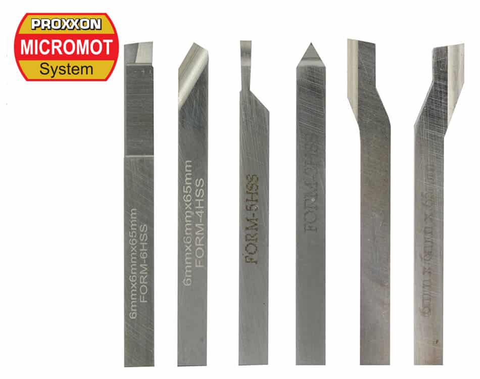 Sada sústružníckych nožov na kov Proxxon HSS/Co5 6 x 6 x 60 mm - 6 dielna