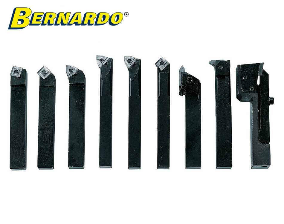 Sústružnícke nože na kov s vymeniteľnými dostičkami Bernardo HM 12 mm – 9 dielna sada