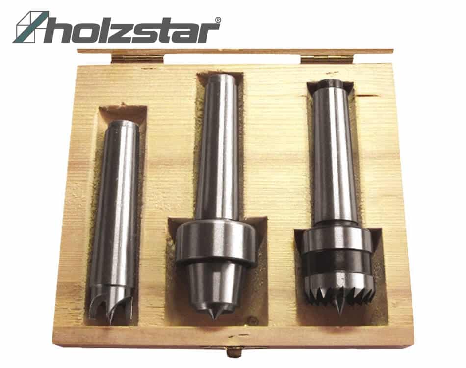 Sada unášačov pre točovky na drevo Holzstar – 3 dielna